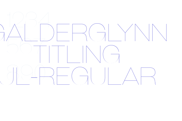 Galderglynn Titling Ul-Regular