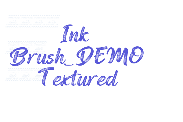 Ink Brush_DEMO Textured