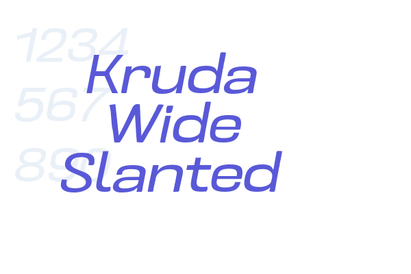 Kruda Wide Slanted