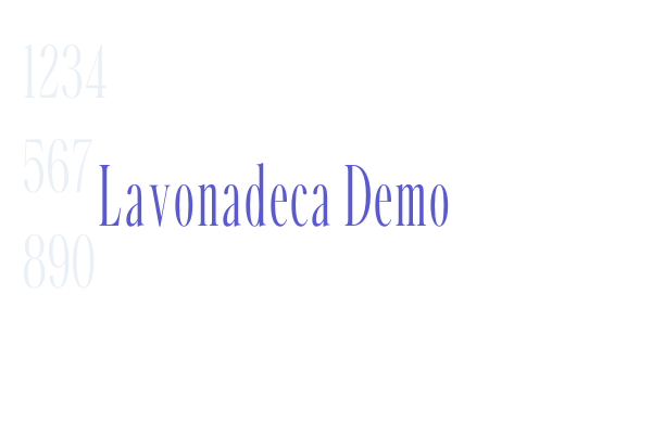 Lavonadeca Demo