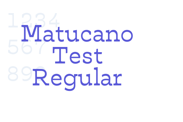 Matucano Test Regular