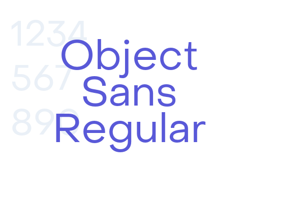 Object Sans Regular