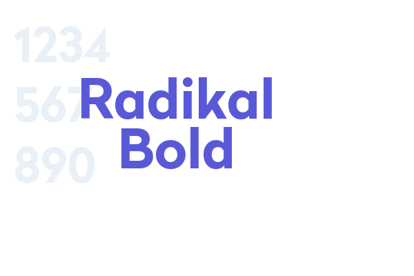 find free alternative fonts for radikal