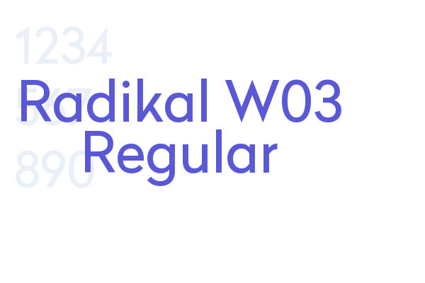 Radikal W03 Regular