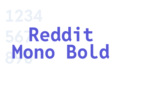 Reddit Mono Bold