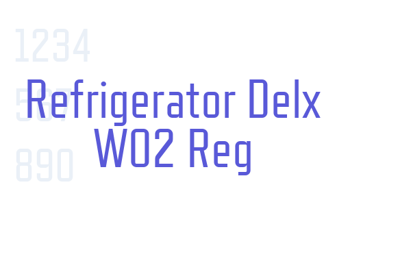 Refrigerator Delx W02 Reg