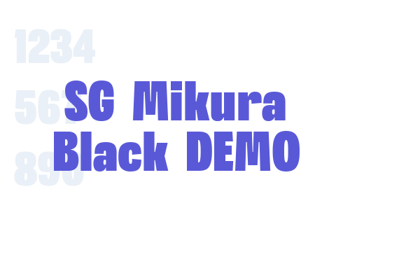 SG Mikura Black DEMO