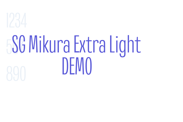 SG Mikura Extra Light DEMO