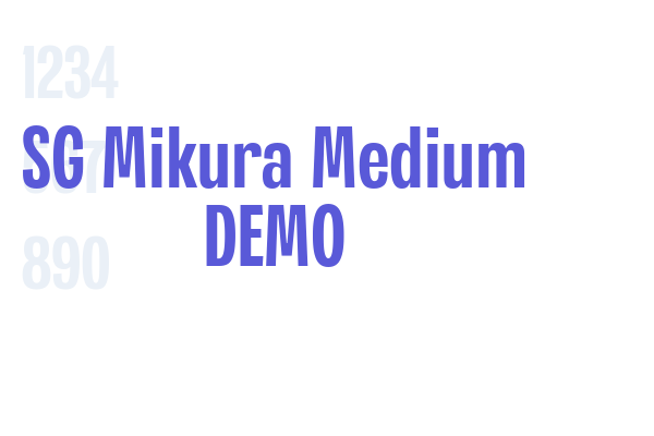 SG Mikura Medium DEMO