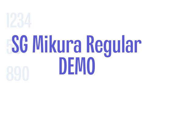 SG Mikura Regular DEMO