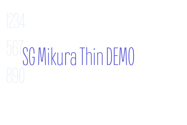 SG Mikura Thin DEMO