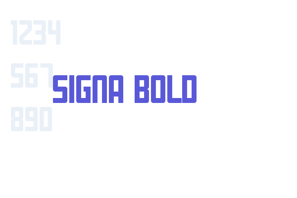 SIGNA Bold