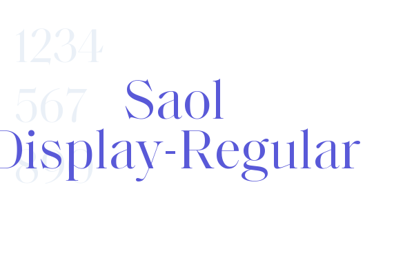 Saol Display-Regular