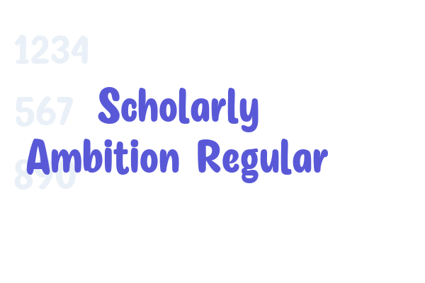 Scholarly Ambition Regular