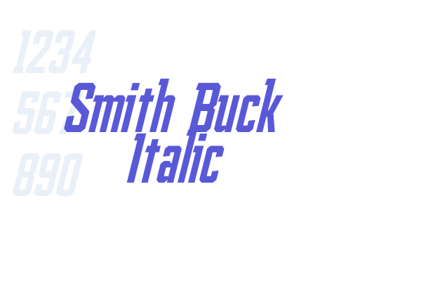 Smith Buck Italic