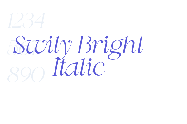 Swily Bright Italic