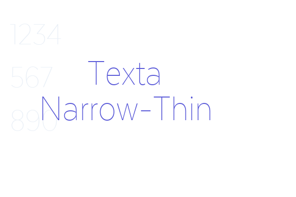 Texta Narrow-Thin