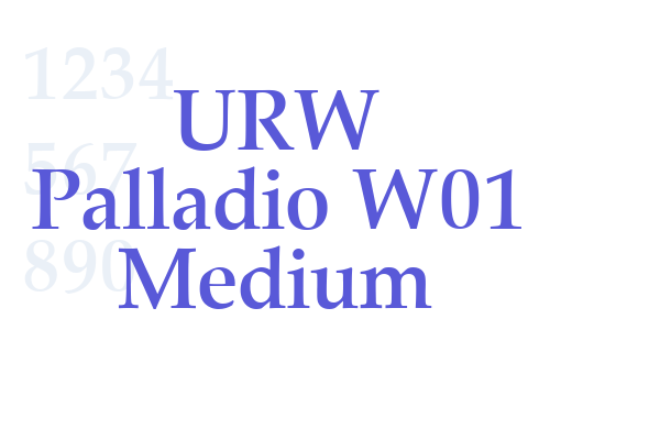 URW Palladio W01 Medium