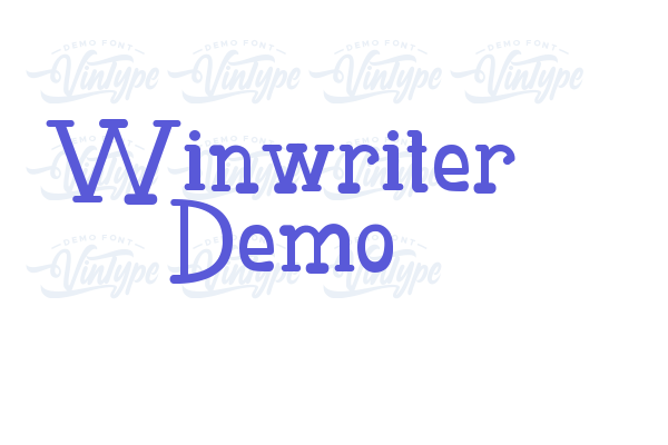 Winwriter Demo