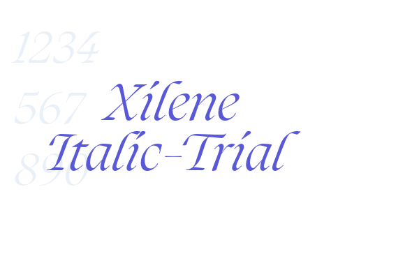 Xilene Italic-Trial