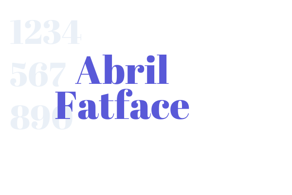 Abril Fatface