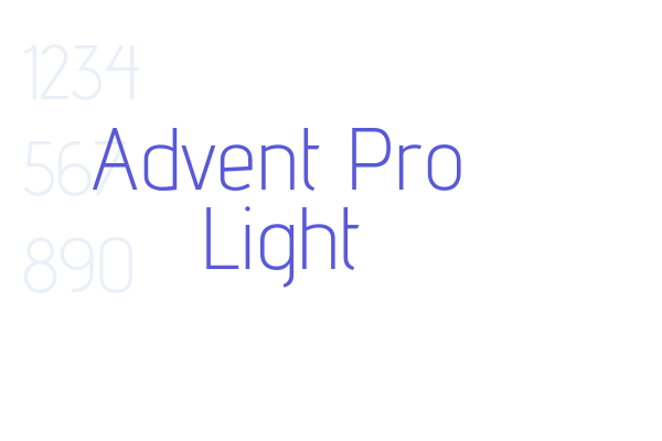 Advent Pro Light