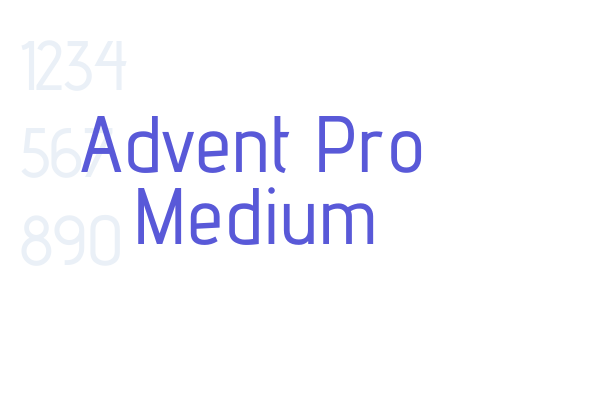 Advent Pro Medium