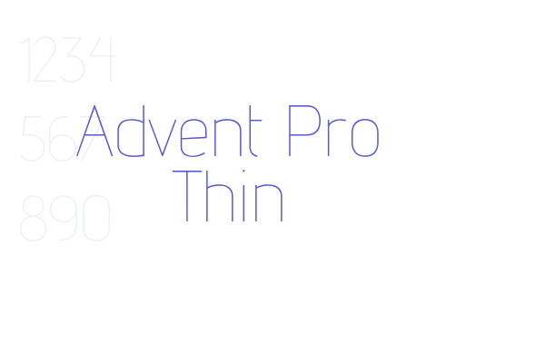 Advent Pro Thin