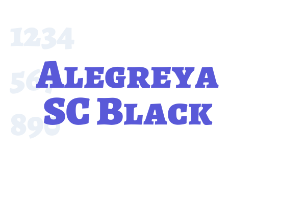 Alegreya SC Black