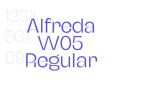 Alfreda W05 Regular