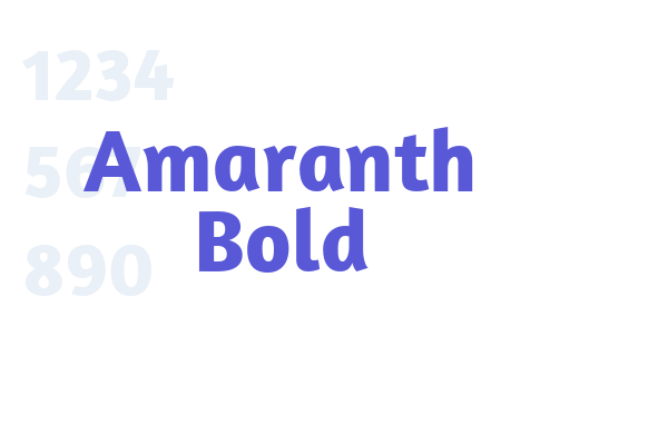 Amaranth Bold