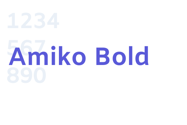 Amiko Bold