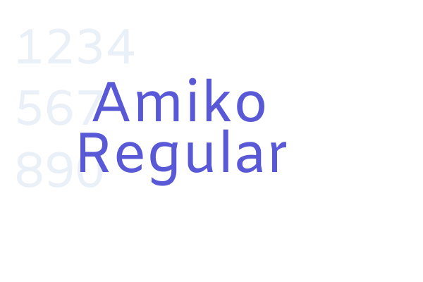 Amiko Regular