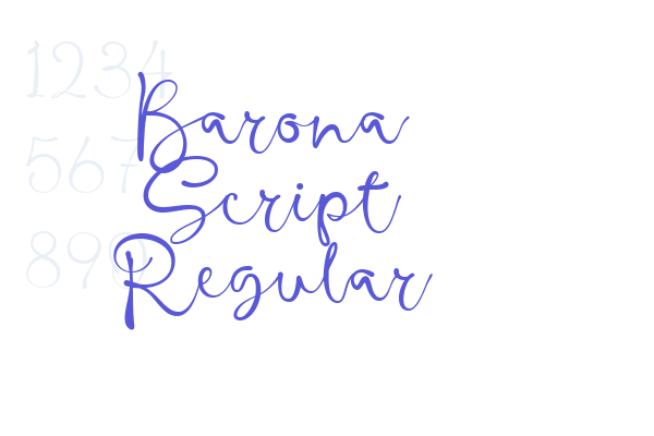 Barona Script Regular