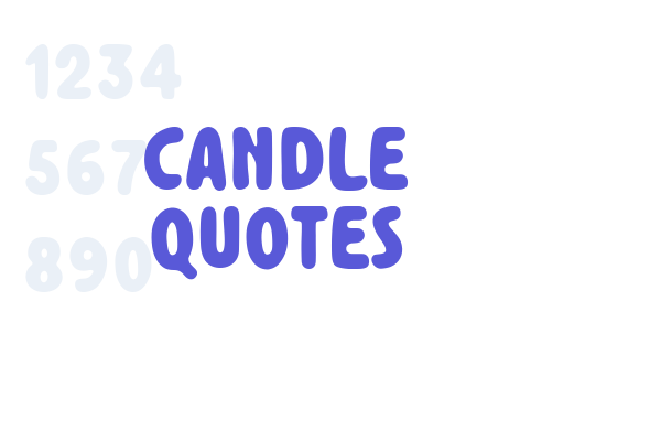 Candle Quotes