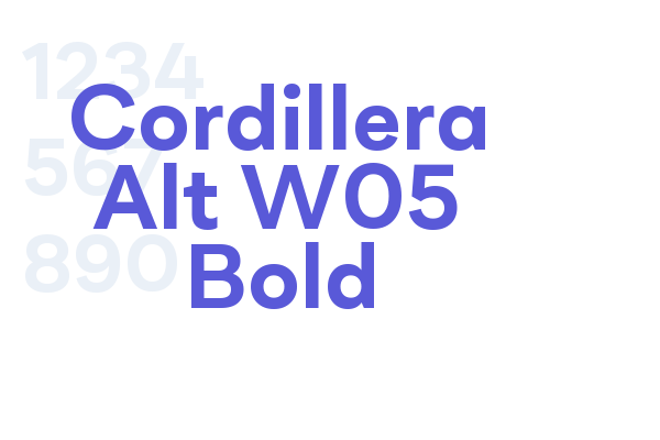 Cordillera Alt W05 Bold