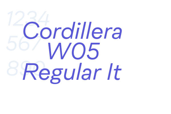 Cordillera W05 Regular It