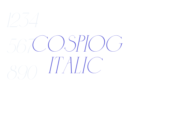 Cospiog Italic