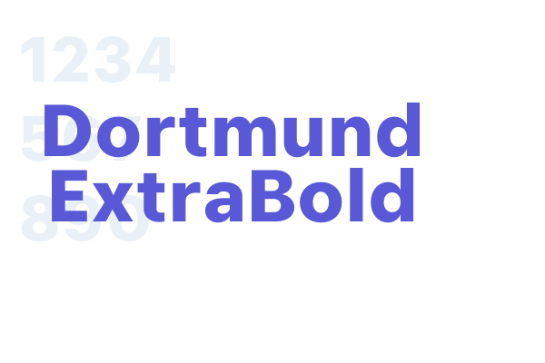 Dortmund ExtraBold