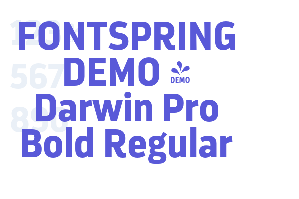 Darwin Pro Bold Regular