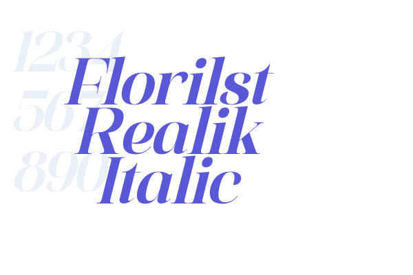 Florilst Realik Italic