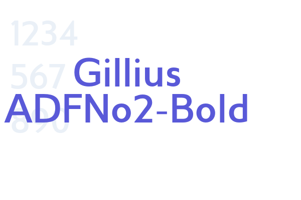 Gillius ADFNo2-Bold