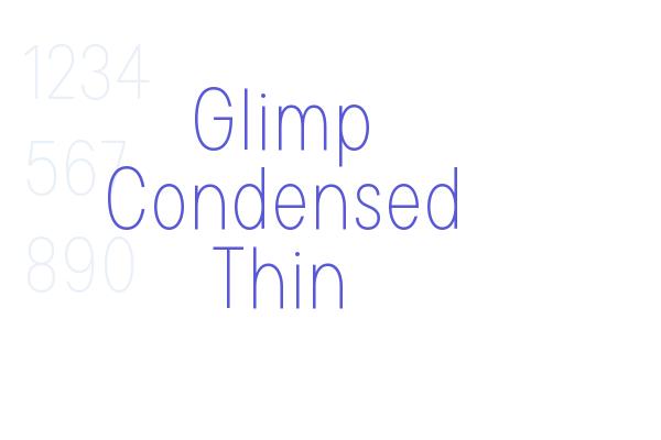 Glimp Condensed Thin