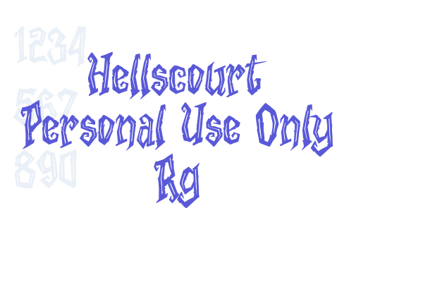 Hellscourt Personal Use Only Rg