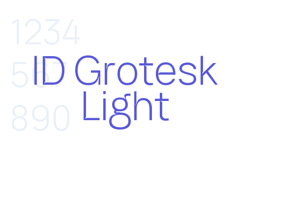 ID Grotesk Light