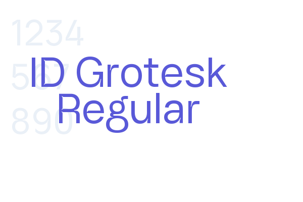 ID Grotesk Regular