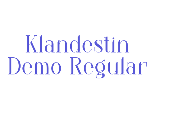 Klandestin Demo Regular