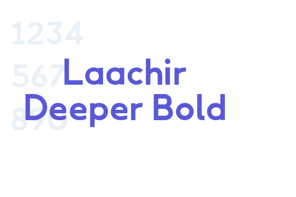 Laachir Deeper Bold