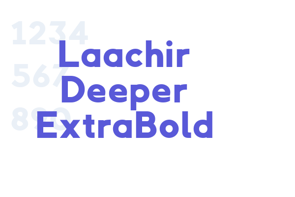 Laachir Deeper ExtraBold