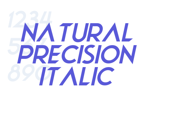 Natural Precision Italic